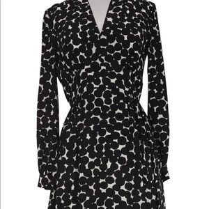 Kate Spade long sleeve polka dot dress